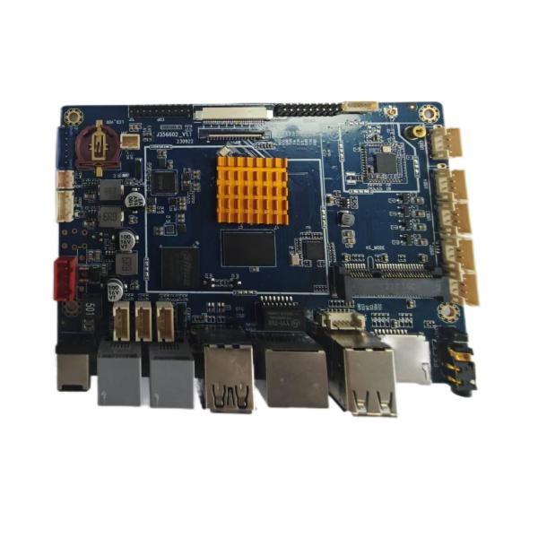 LVDS EDP MIPI Display Android Motherboard With 10/100M Ethernet And 125mm*90mm*1.6mm PCB Size