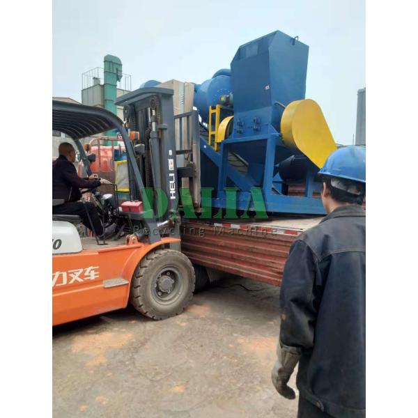 300 - 400kg/h Copper Cable Recycling Granulator , Scrap Copper Wire Granulator Easy Installation