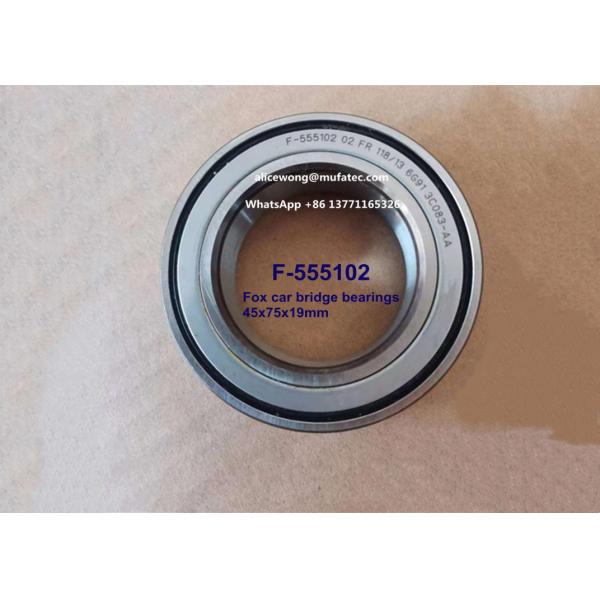 F-555102.02 F-555102 Fox car bridge bearings double row ball bearings 45*75*19mm