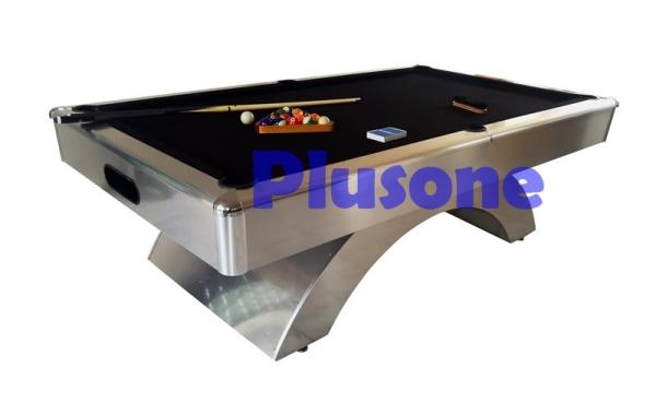 Factory 8.5FT Slate pool table real wood billiard table for club and family