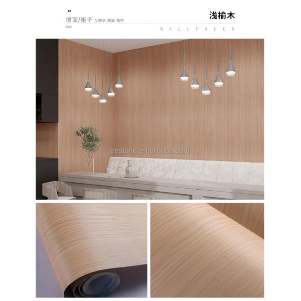 Wood Grain PVC Lamination Film for Furniture Wall Floor Protection 122cm Width * 50m
