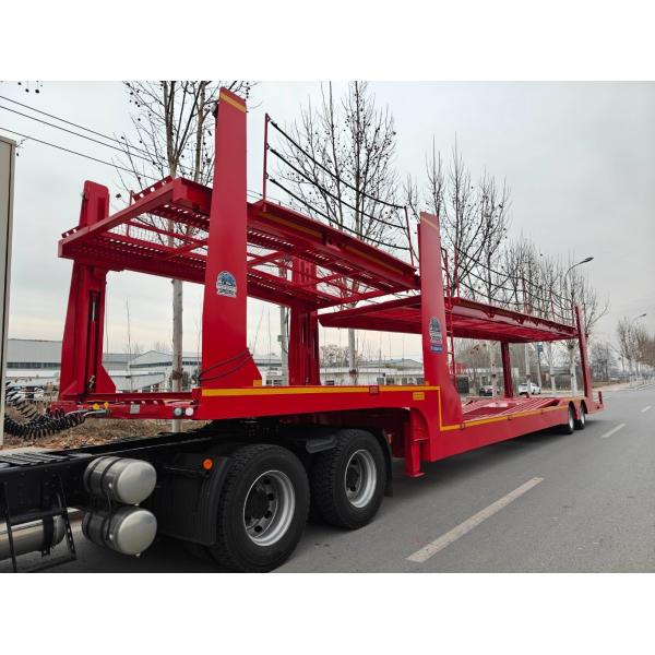 10 Cars 3 Axles Hydraulic Car Hauler Car Carrier Trailer Car Transport Semi Truck Trailer