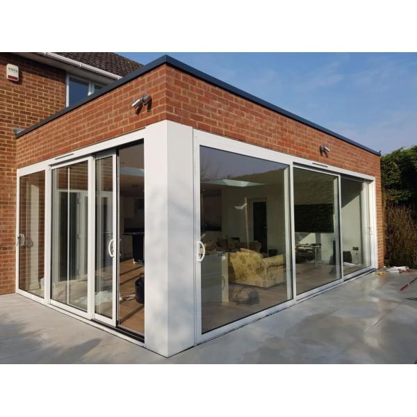 Villa External Aluminium Sliding Door , Glass Sliding Door With Aluminum Frame