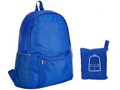 Light Weight Outdoor Sports Backpack Daily Folding Casual 600D Polyester With Pu Coating