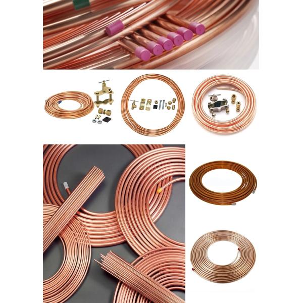Capillary Pancake Coil Refrigeration Copper Pipe For Air Conditioner