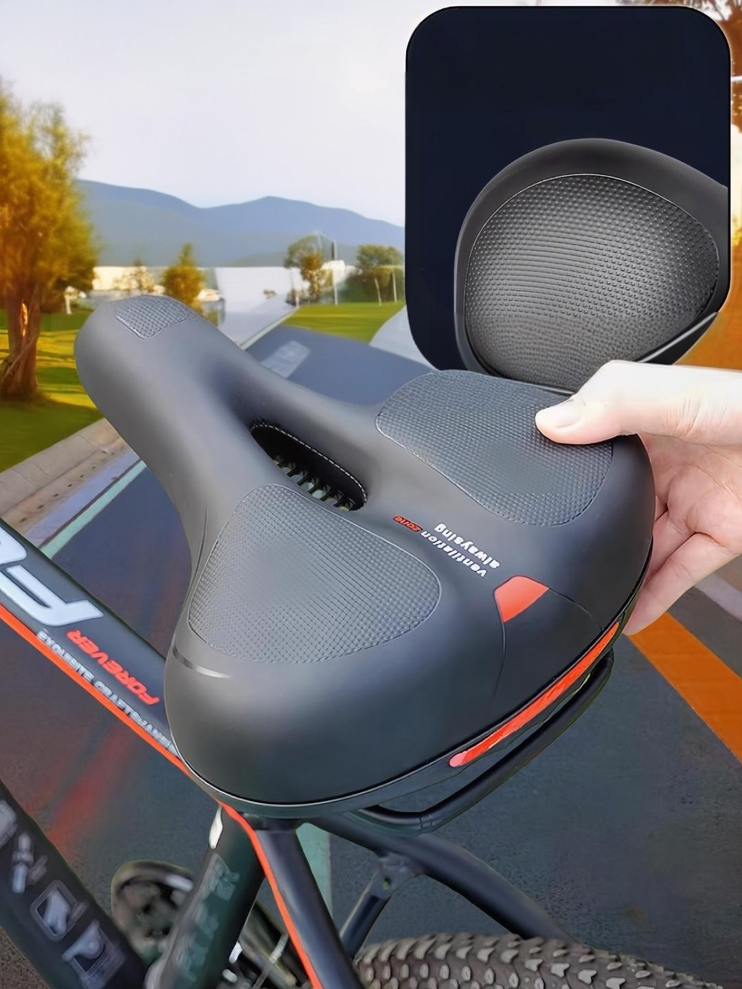 Bi-elastic Leather Bicycle Saddle Material with Four Direction Stretch, Waterproof, and Wrinkle-resistant Properties