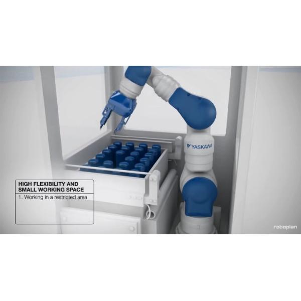 7 Axis Used Yaskawa Robot SIA5F Pick And Place Machine 5kg Payload 559mm