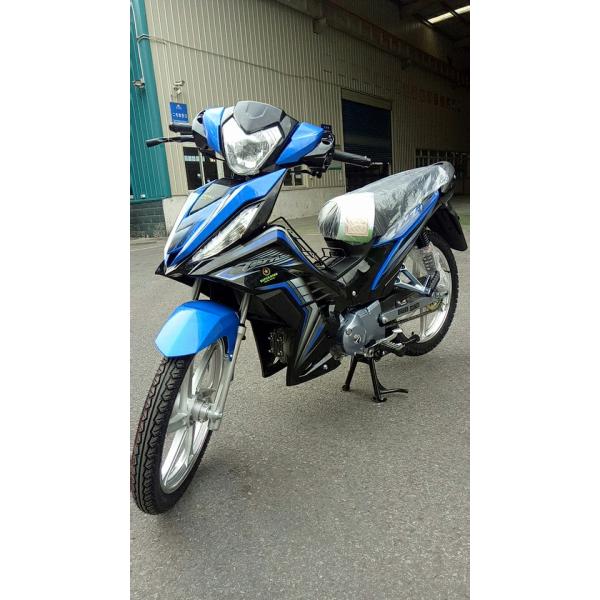 GR110-E11 BLUE 110cc Cub Motorcycle Riders 1250mm Wheelbase 4.6 kw