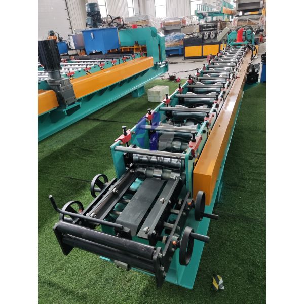 High Output 310mm Width 14 Row Molding PLC Control Ridge Tile Machine for Roof Ridge Roll Forming
