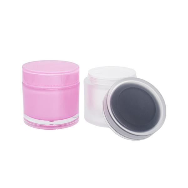Подгонянный акриловый контейнер Od 90mm опарников сливк Skincare косметический