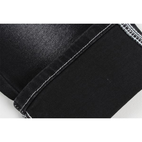 Оптовая продажа 10,5 унций Warp slub с высоким растяжением черной задней части джинсовой ткани для джинсов