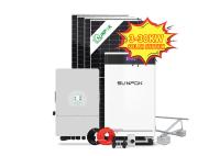 Systèmes d'énergie solaire hors réseau Invertisseur hybride solaire 5kva Type de batterie au lithium-ion