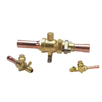 Valvas de esfera de refrigeração de borboleta central AC 6.3 Pressão hidráulica para CFC HCFC HFC