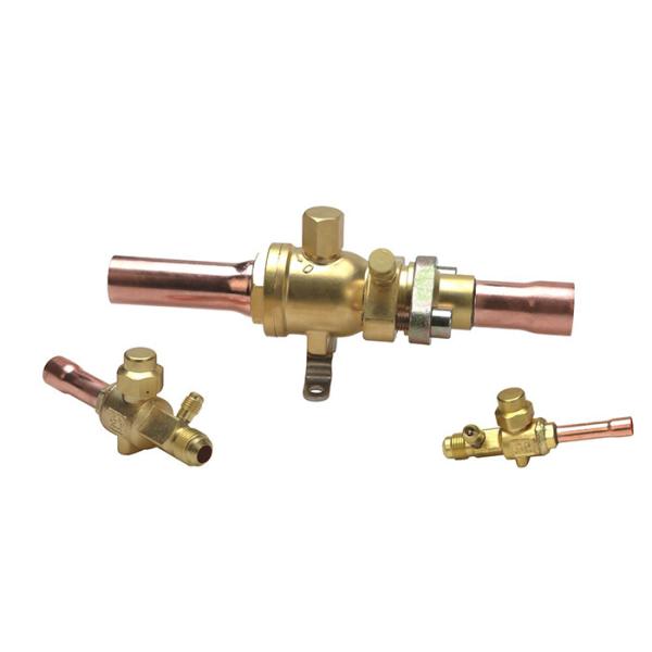 DN4-DN100 5/8 Refrigeration Ball Valve For CFC HCFC HFC Refrigerants