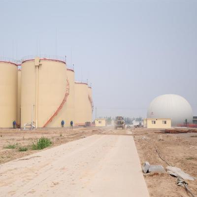 Ballon à biogas à double membrane