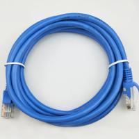 Cabo de cobre do cabo ethernet 26AWG Cat5e Utp da isolação 3m CAT5E do PE