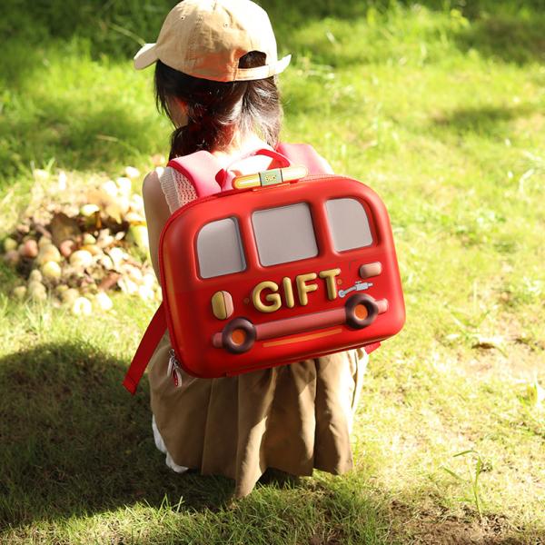 Unisex PVC Children's School Backpack for Girls Boys Cartoon Waterproof Kids School Bags