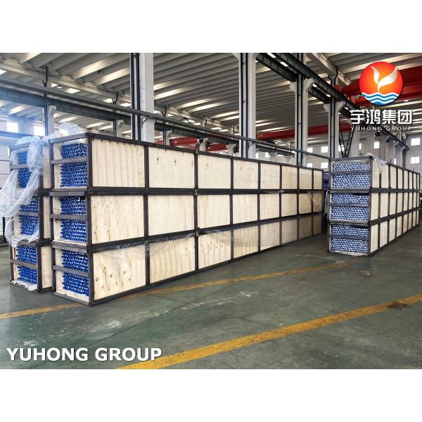 Труба оребренная вваренная SA249 TP304 с алюминиевым оребрением 1060 G-Fin, для теплообменного оборудования