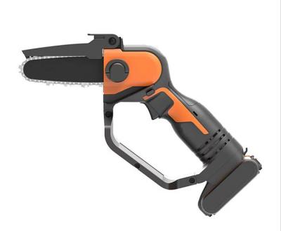 20V 5 Lithium Hand Held Battery Chainsaw Garden Electric Tools With Double Lock Switch