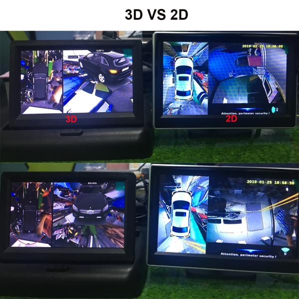 3D 360 Degree Bird View Camera SONY 4 Night Vision Cameras HD 1080P Video For Parking Assistance