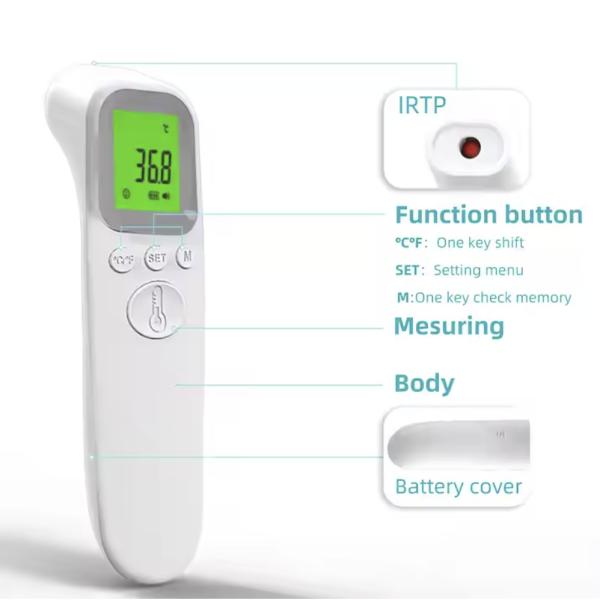 3.2 Ounces Forehead Infrared Thermometer For Fast Accurate Temperature Check
