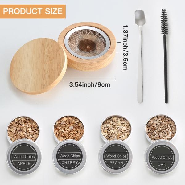 Kit de coctelería de madera de venta caliente con caja de madera de madera de primera calidad y herramientas esenciales de barra