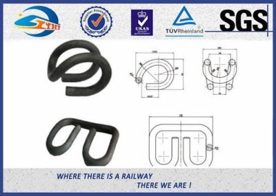 Deenik 60Si2MnA Track Clamp Elastic Rail Clips Oxide Black for Rail System