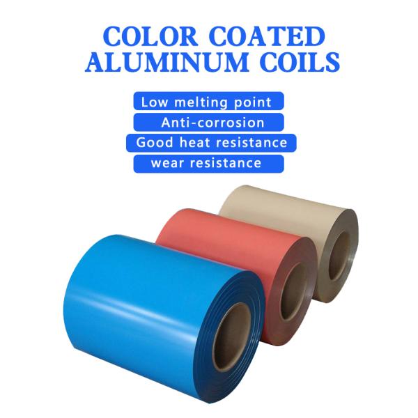 Customized Width Absolutely Affordable Painted 100-2000mm Coated Color Aluminum Coil Roll