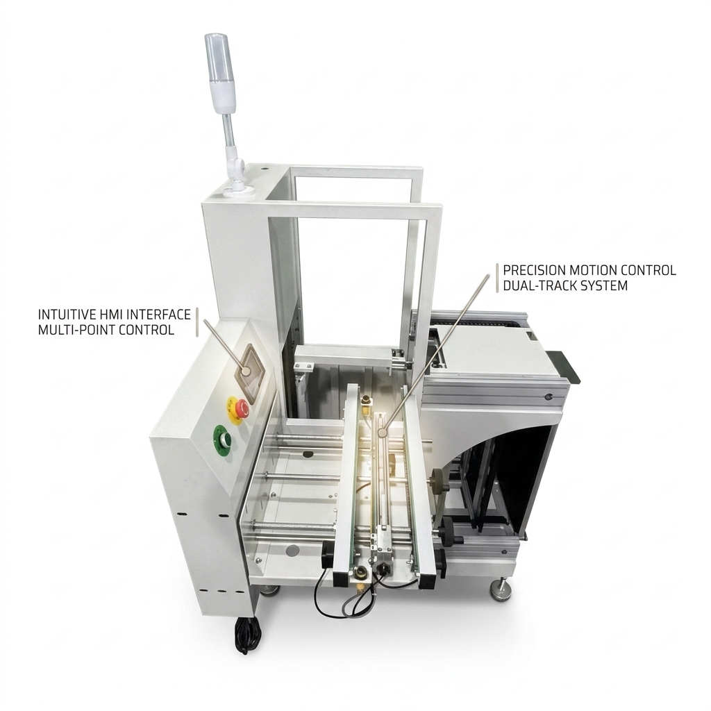 L-shaped PCB feeding machine, fully automatic board feeding equipment