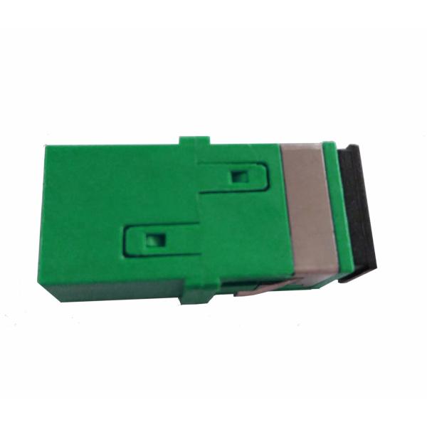 Internal Shutter SC Fiber Optical Adapters With Clamp