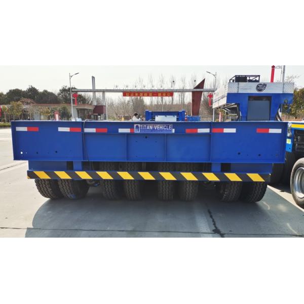 TITAN 3 Line 6 Axles 120/150 Ton Detachable Gooseneck Heavy Load Lowboy RGN Trailer for Sale