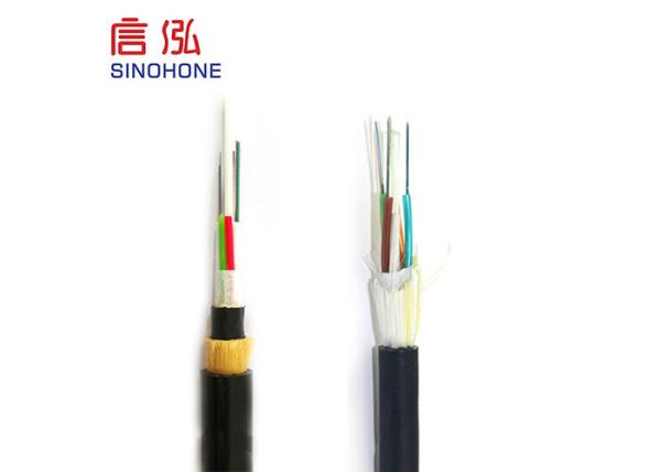 Self Supporting All Dieletric 500 Ft Fiber Optic Cable Outdoor 96 Core ADSS