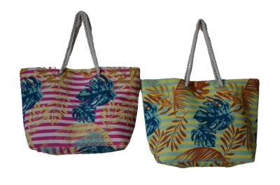 ECO Friendly Fashion Summer Tote Handbag Bohemian Handmade Bali Bags Straw Beach Bag Cotton Canvas Shopping Bags
