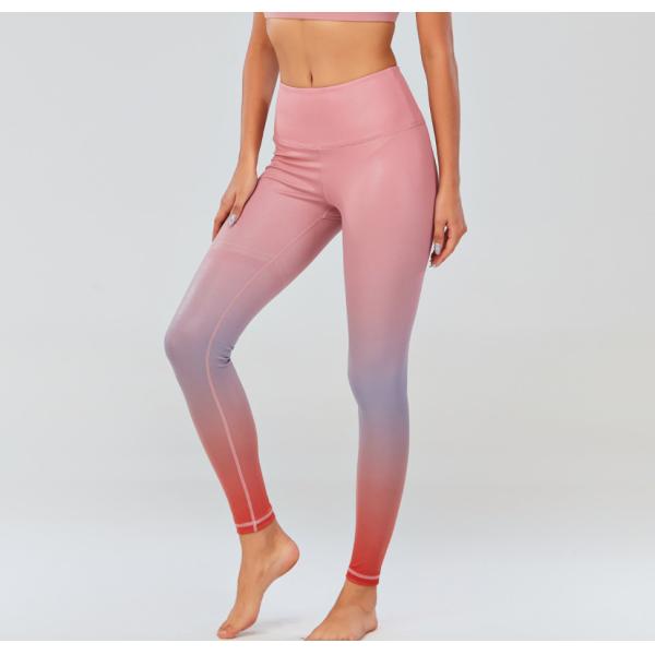 Гетры обжатия талии красочных женщин гетры колготков спортзала дам высокие