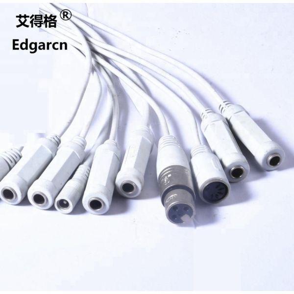 6.35mm 3.5 Jack Aux Male Stereo Aux Extension Audio Cable for Stereo Audio Cable