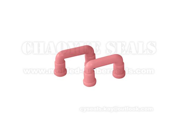 Double Blend Pink Silicone Rubber Tube Hose Chemical Resistant Inner Diameter 6 Mm
