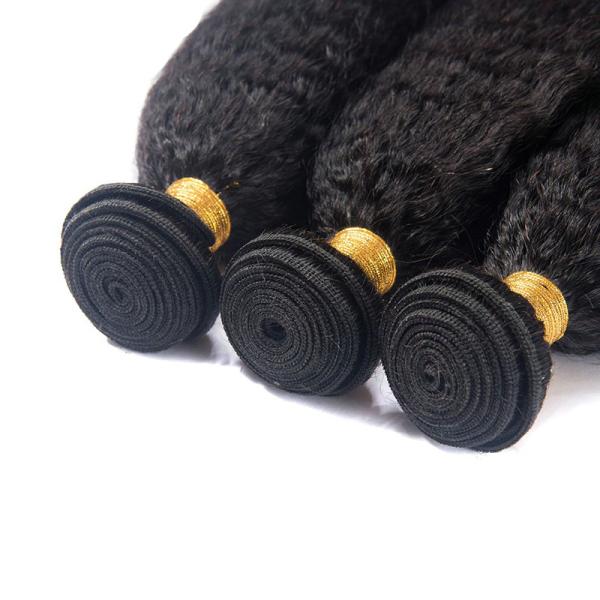 Yaki Straight 100% Brazilian Virgin Hair Extensions Natural And Full