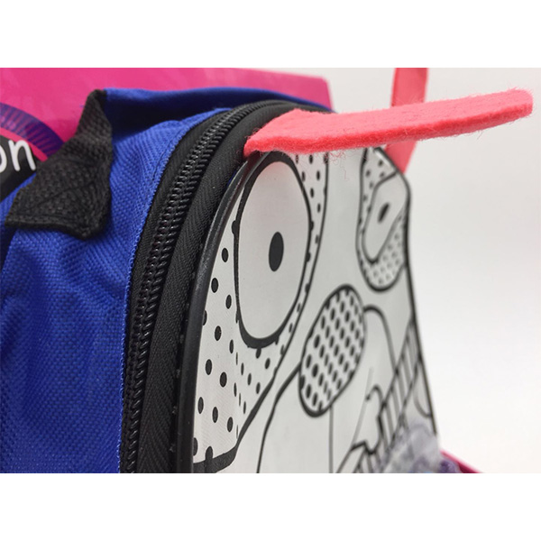 Washable DIY Color Painting Kids School Bags With Safe Eco Friendly Material