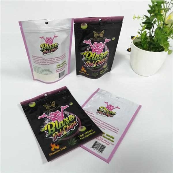 Штейновые законченные Зиплок прокатанные полиэтиленовые пакеты стоят вверх упаковка обломоков банана молнии