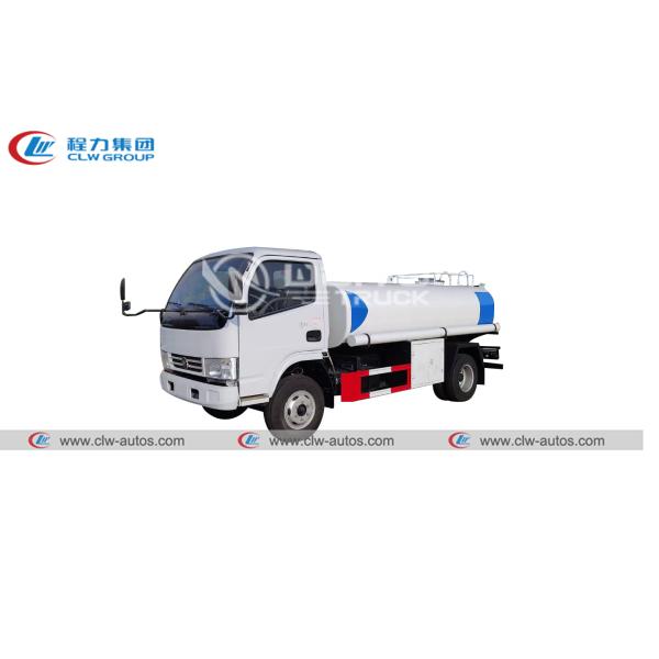 5000liters Stainless Steel Water Tank Truck Water Transportation Truck