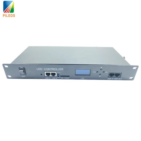 XLR 8 Ports RGB Stage Lighting Controller Madrixs Software SD Card SPI LED Controller Online Artnet Remote Control 8 Channels