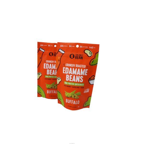 Plastique composite en feuille d'aluminium, haricots et sacs d'emballage avec coussin de côté