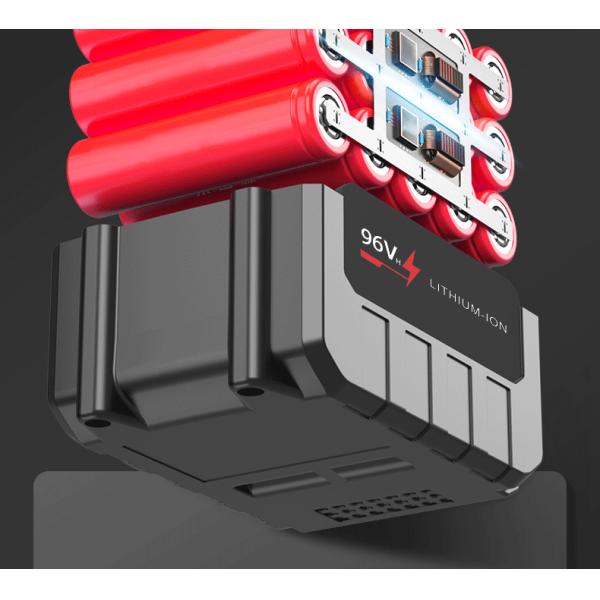 18000Mah Литий Электрическая газонокосилка Защита от перенапряжения Красный цвет
