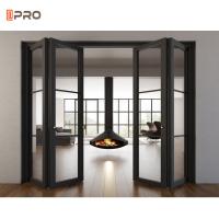 Aluminum Alloy Double Tempered Glass Outdoor Bifold Doors