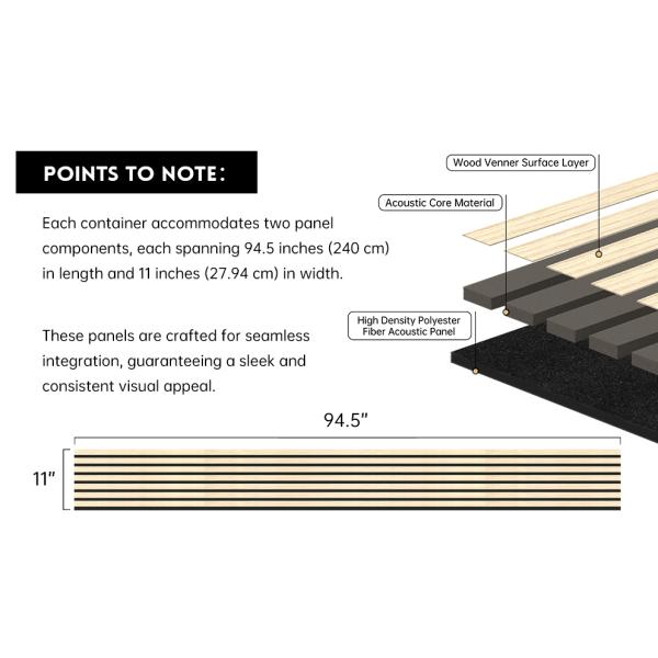Slatpanel Walnut Acoustic 3D Textured Wood Panels For Walls Ceilings Decorative Panels For Homes