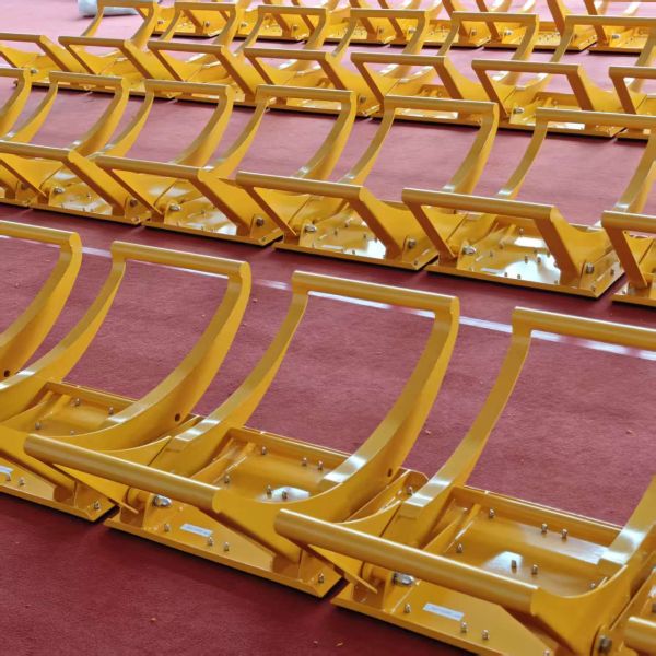 Powder-coated Barricade Constructed Using Bending and Welding Technology Offering Effective Barrier Solutions for Industrial Environments