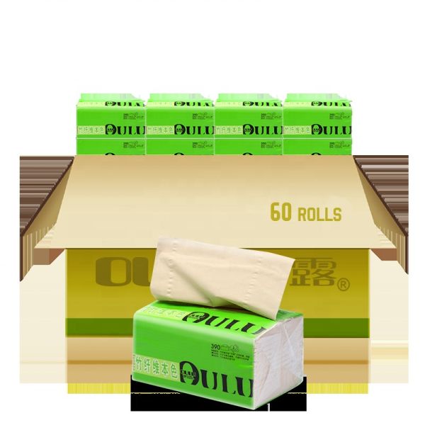 Facial Tissue Factory Direct 100% Virgin Eco-friendly for Certified Bamboo Pulp 3 Ply Pocket Tissue for Home Restaurant Sport