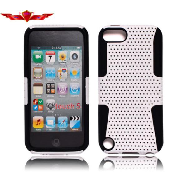 ABS+Silicone 2IN 1 Ipod Touch 5G Cases Multi Color MOQ 500pcs