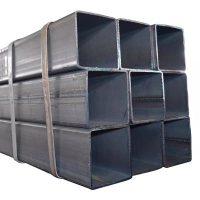 SS400 S235JR Construction Tubes 80x80 square Hollow Sections Black Steel Tube