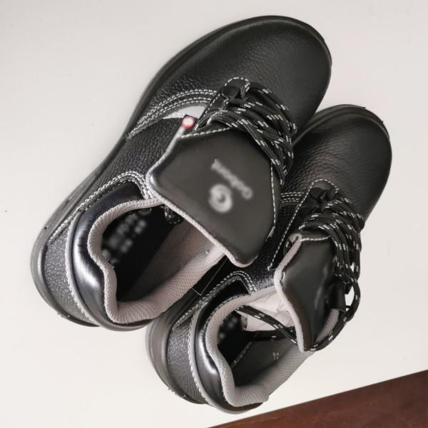 Acid and Alkali Resistant Low Cut Leather Anti Slip Labor Protection Shoes Hand Made